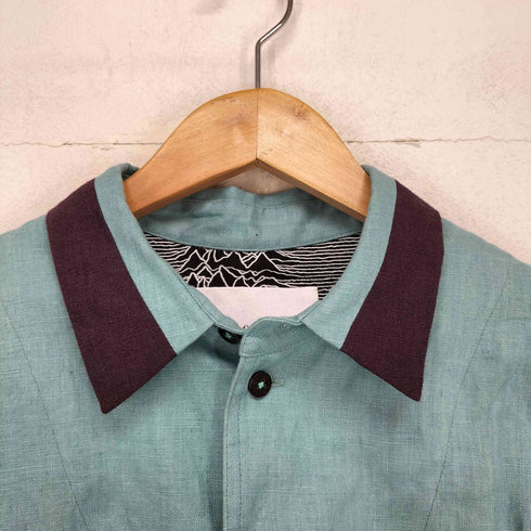 NEW ORDER ライン切替オーバーサイズ L/S シャツ メンズ